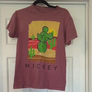 Mickey Cactus Graphic T-Shirt